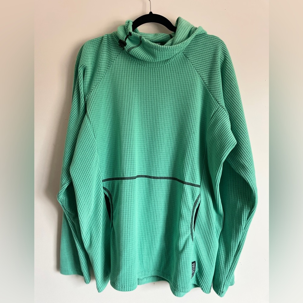 Melanzana Micro Grid Hoodie V2 Mens L Lagoon